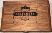 AA 55191 Tombow Havana Cedar Cigar Box / Humidor Collectable 10w 6.5d 1.5h inches