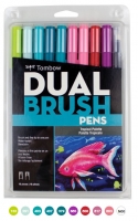 G0 56189 Box/24 Tombow Set/ABT-10 Limited Edition TROPICAL Brush Pens - $13.88 ea - 10 pens in case