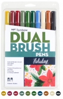 G0 56195 Tombow Set/ABT-10 Limited Edition HOLIDAY Brush Pens - 10 pens in case