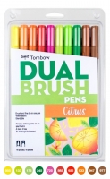 G0 56196 Tombow Set/ABT-10 Limited Edition CITRUS Brush Pens - 10 pens in case