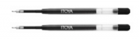 Q1 30229  2-PACK Itoya GPR-07-BK BLACK Gell Roller Pen refill .7mm PARKER