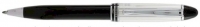 AU 00342 AURORA B34/CN STERLING SILVER CAP AND BLACK BARREL Ballpoint Pen