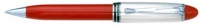 AU 00343 AURORA B34/CR STERLING SILVER CAP AND RED BARREL Ballpoint Pen