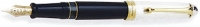 DS 02803 AURORA 803-EF SILVER CAP/BLACK BARREL LARGE FP PEN Extra Fine Nib - Allow 3 weeks for delivery