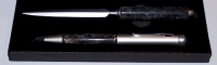 AA 51204 GRANITE 512G-BP Blue Pearl Set Grip Pen w/Satin Letter Opener