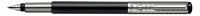 00299 Parker Vector Black SS Chiseled Fountain Pen M-Nib 1774549 S0908800
