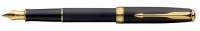 1789579 Parker Sonnet Refresh Matte Black GT Fountain Pen F-Nib [E] S0817930 *