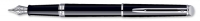 1782293 Waterman Hemisphere Essential Black Lacquer Chrome Trim Fountain Pen F-Nib [E] S0920510 *
